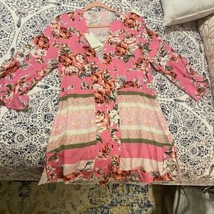Maaji Kaftan Coverup Floral Size Small NWT